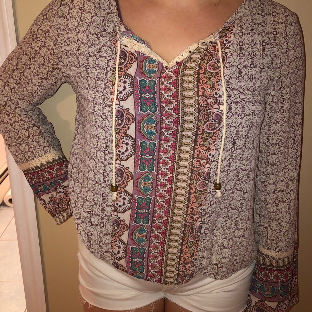 Cute pattern top